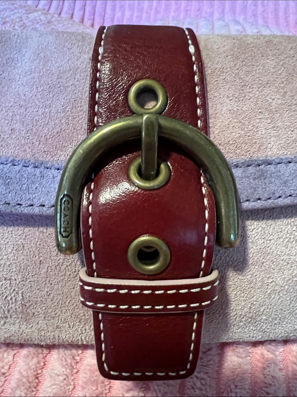 Coach Y2K SoHo Suede Wristlet - Picture 6 of 16